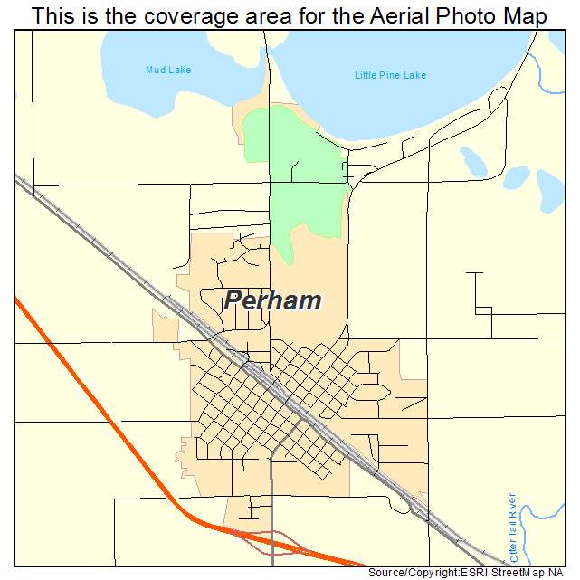 Perham, MN location map 