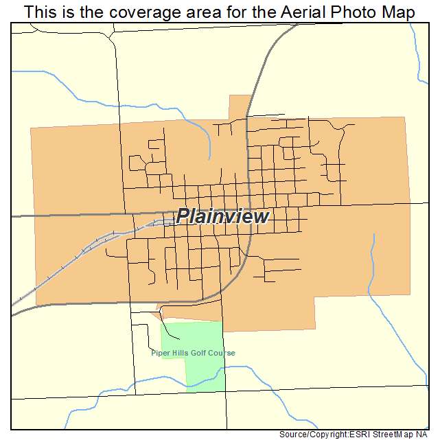 Plainview, MN location map 