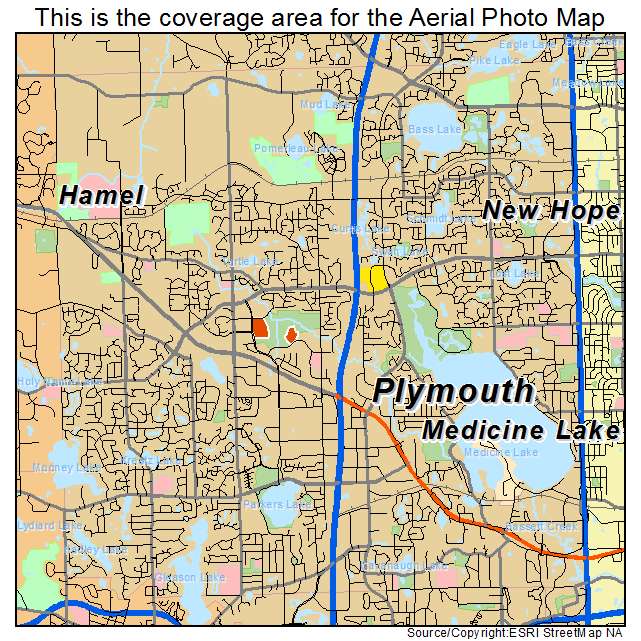 Plymouth, MN location map 