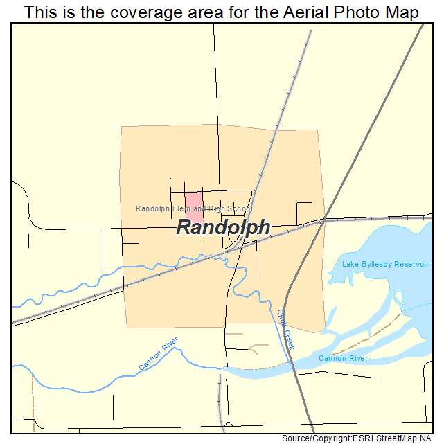 Randolph, MN location map 