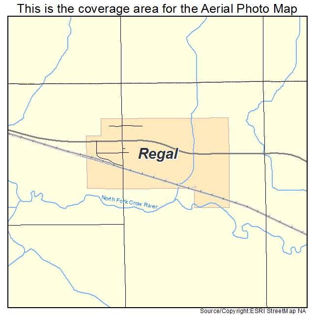 Regal, MN location map 
