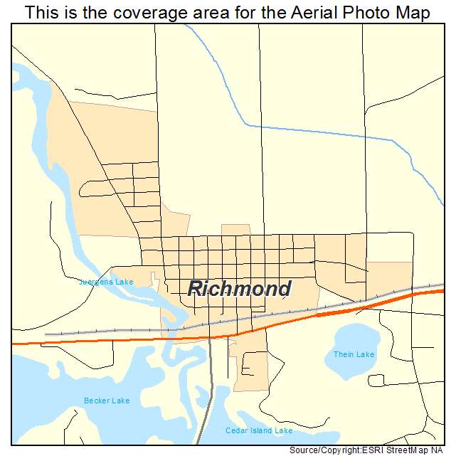 Richmond, MN location map 