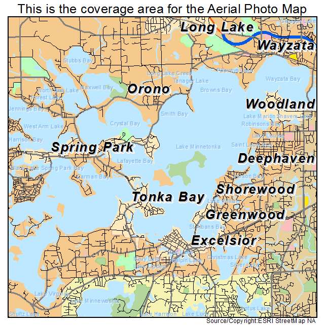 Shorewood, MN location map 