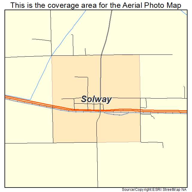 Solway, MN location map 