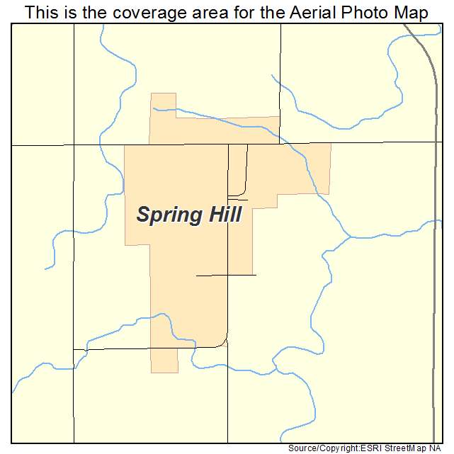 Spring Hill, MN location map 