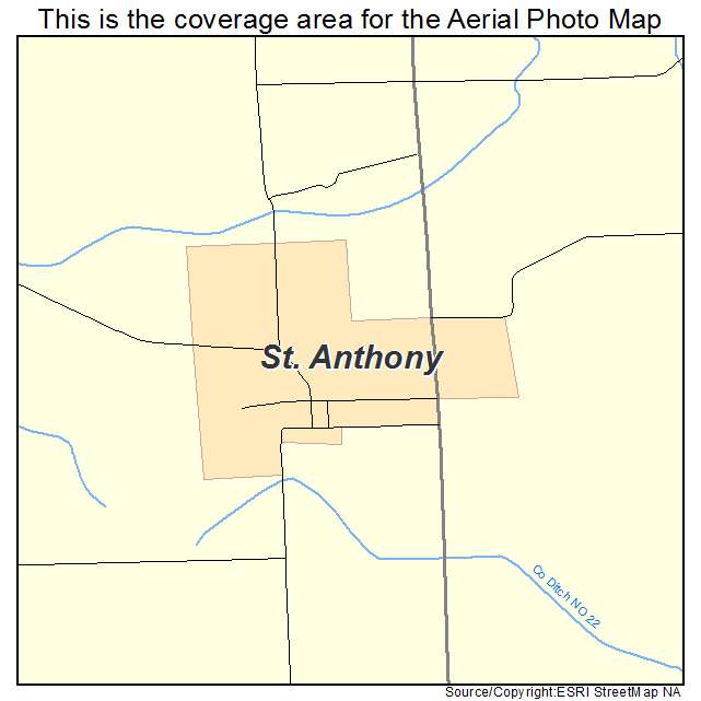 St Anthony, MN location map 