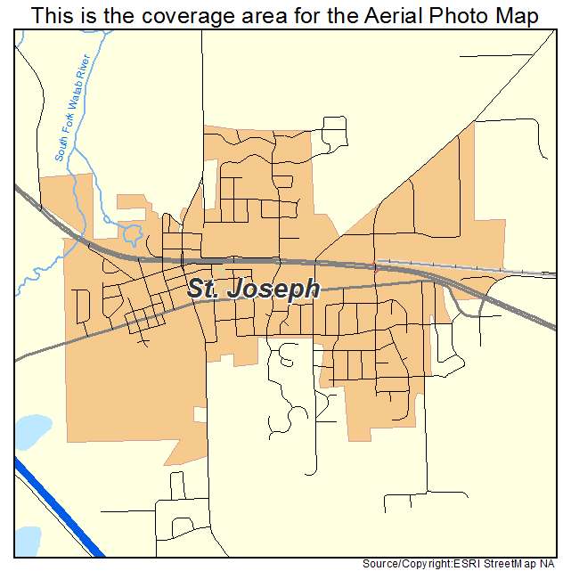 St Joseph, MN location map 