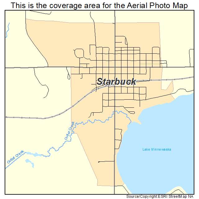 Starbuck, MN location map 