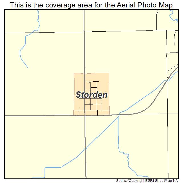 Storden, MN location map 