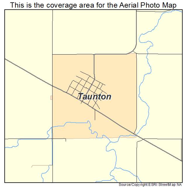 Taunton, MN location map 