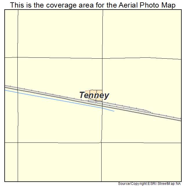 Tenney, MN location map 