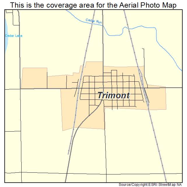 Trimont, MN location map 