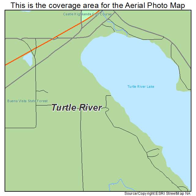 Turtle River, MN location map 