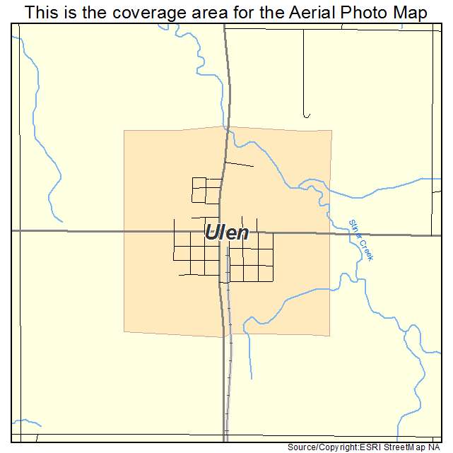 Ulen, MN location map 