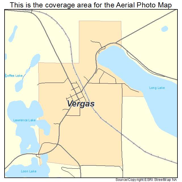 Vergas, MN location map 