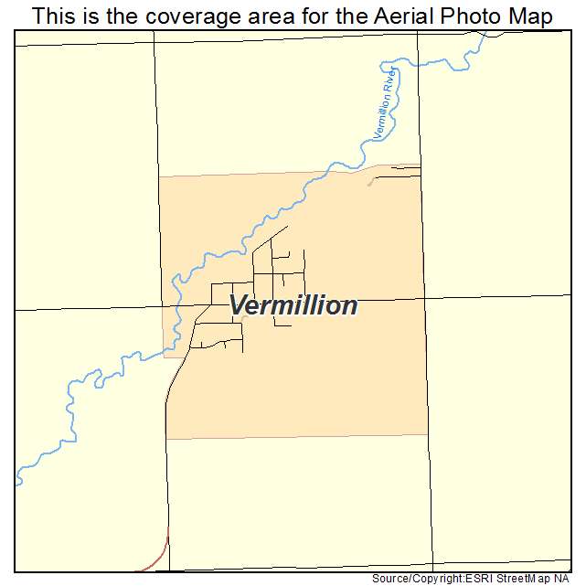 Vermillion, MN location map 