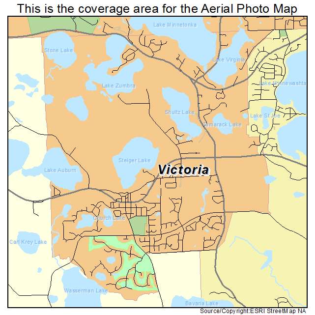 Victoria, MN location map 