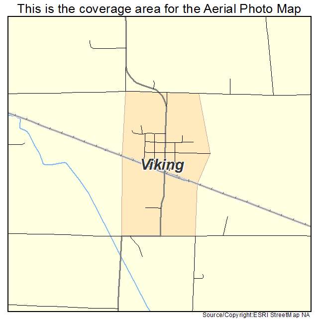 Viking, MN location map 