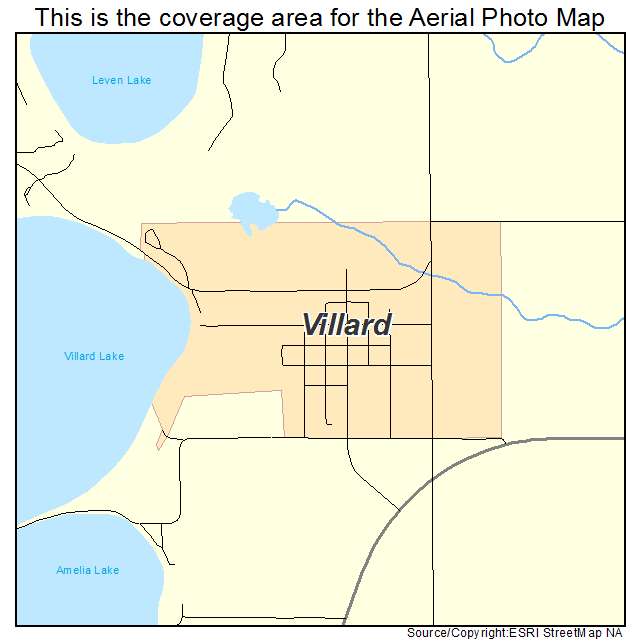 Villard, MN location map 