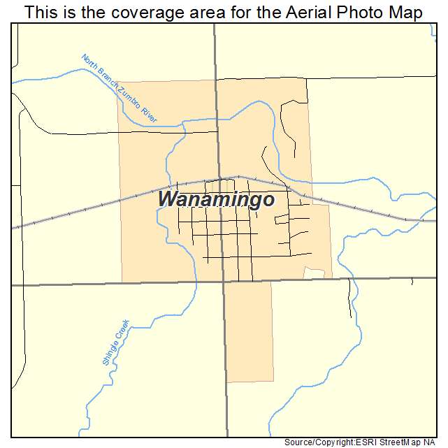 Wanamingo, MN location map 