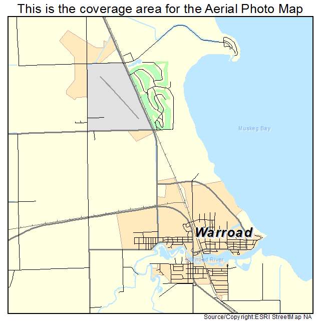 Warroad, MN location map 