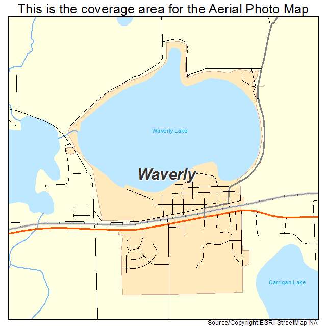 Waverly, MN location map 