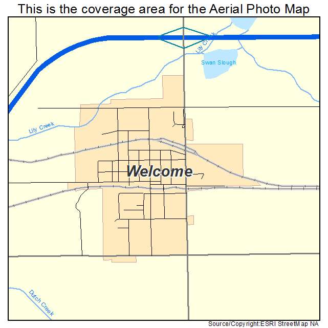 Welcome, MN location map 