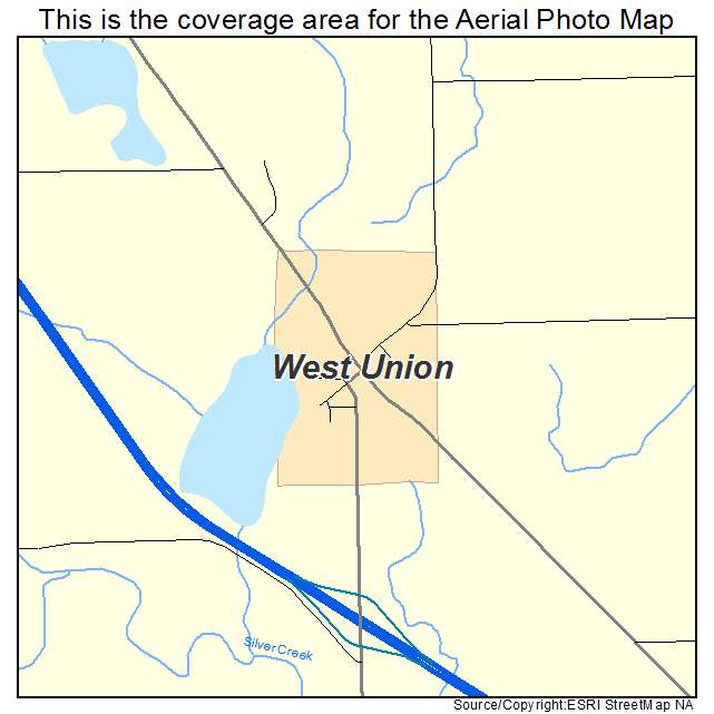 West Union, MN location map 