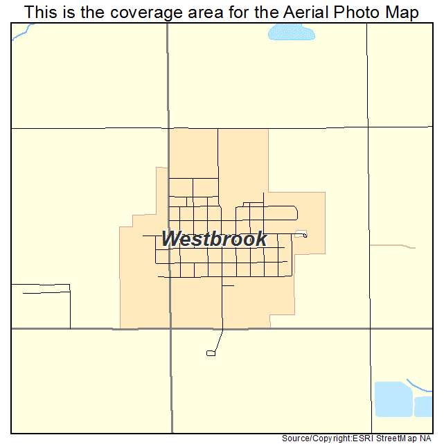 Westbrook, MN location map 