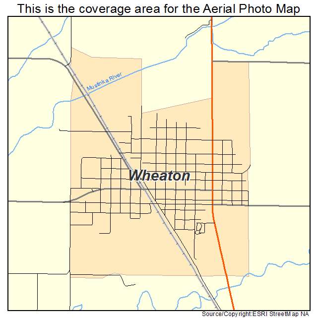 Wheaton, MN location map 