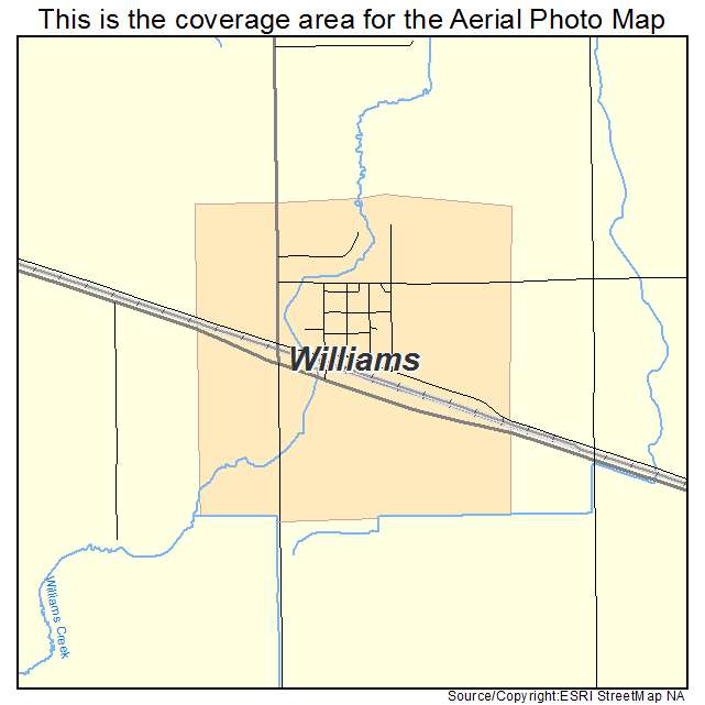 Williams, MN location map 