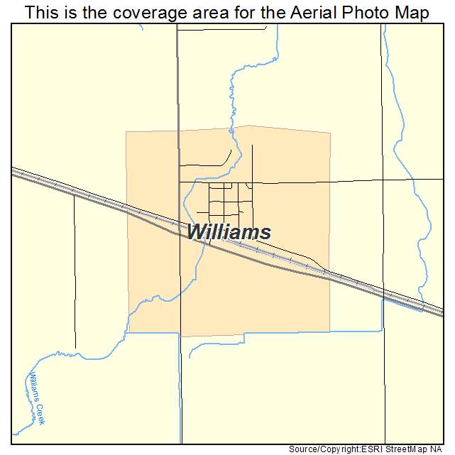 Williams, MN location map 