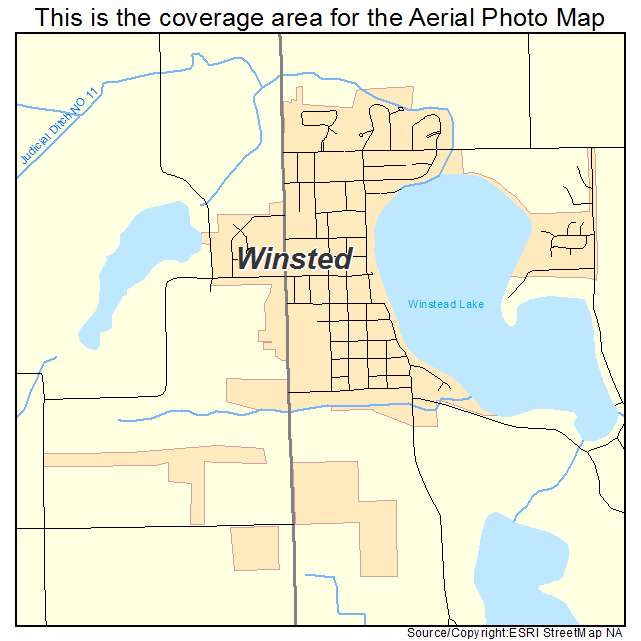 Winsted, MN location map 