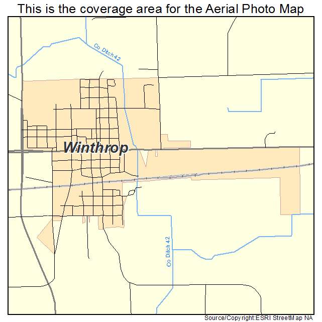 Winthrop, MN location map 