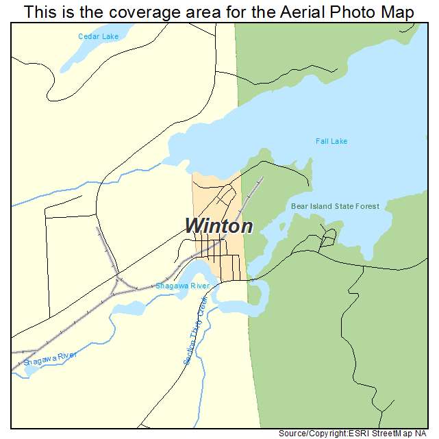 Winton, MN location map 