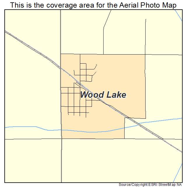 Wood Lake, MN location map 