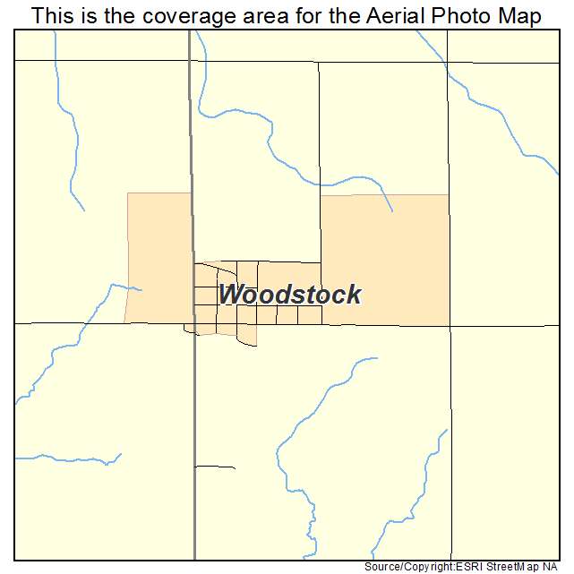 Woodstock, MN location map 