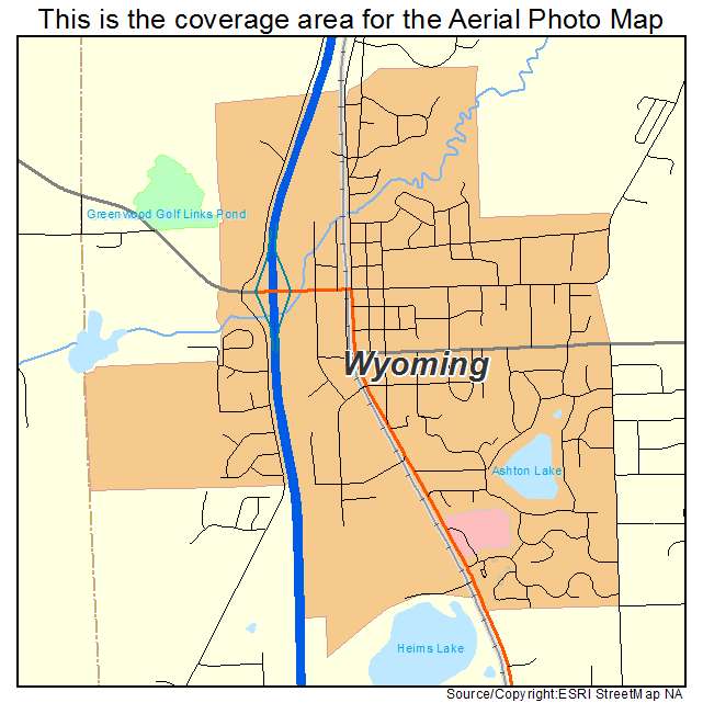 Wyoming, MN location map 