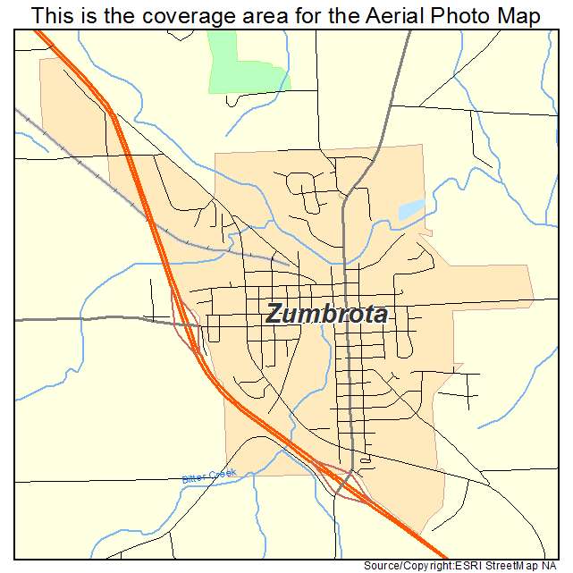 Zumbrota, MN location map 