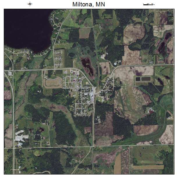 Miltona, MN air photo map
