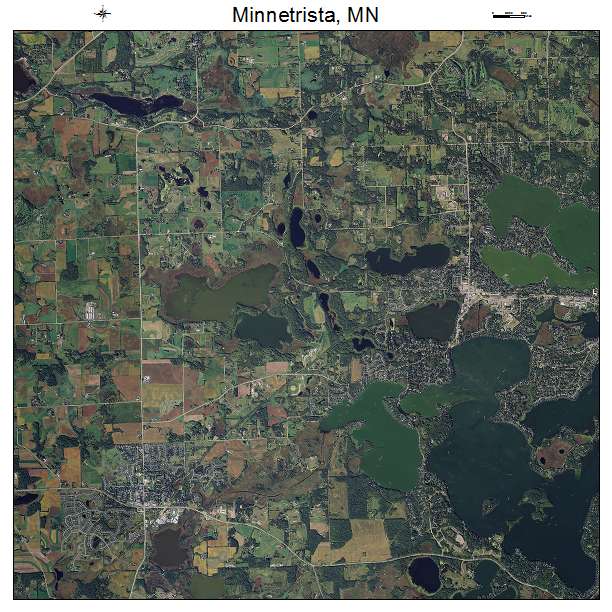 Minnetrista, MN air photo map