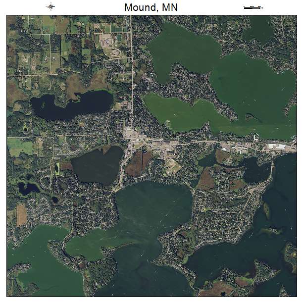 Mound, MN air photo map