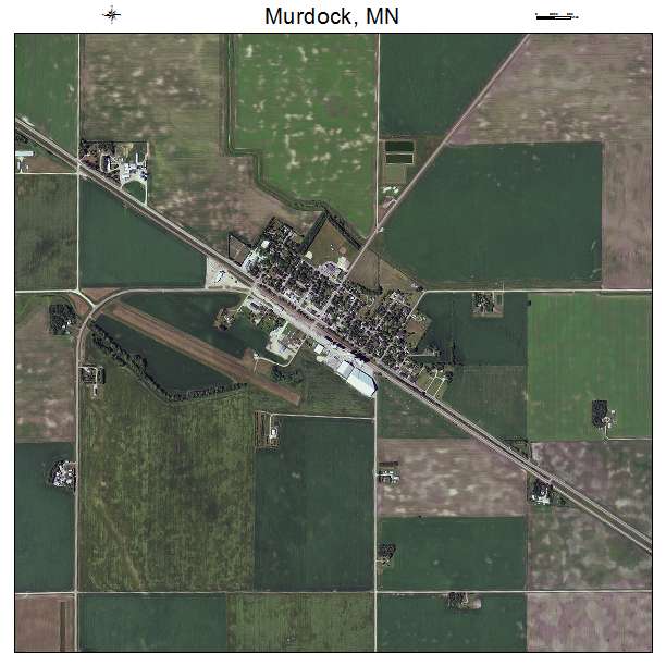 Murdock, MN air photo map