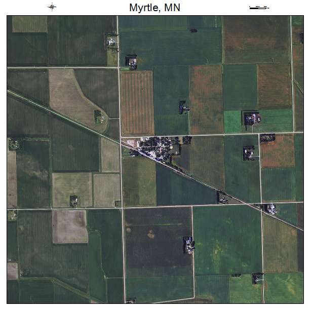 Myrtle, MN air photo map