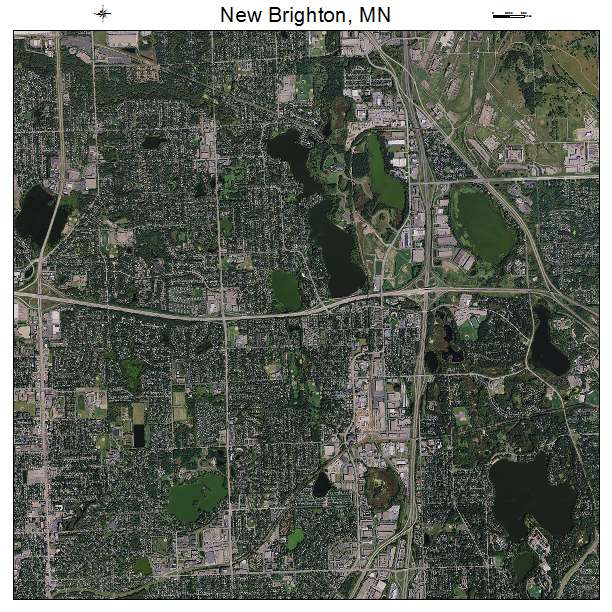 New Brighton, MN air photo map