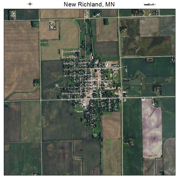 New Richland, MN air photo map