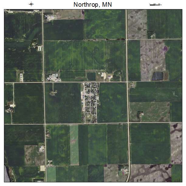 Northrop, MN air photo map