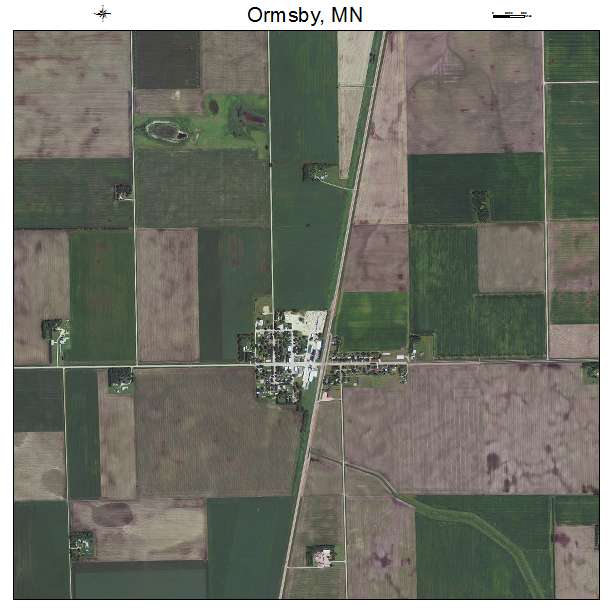 Ormsby, MN air photo map
