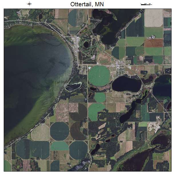 Ottertail, MN air photo map