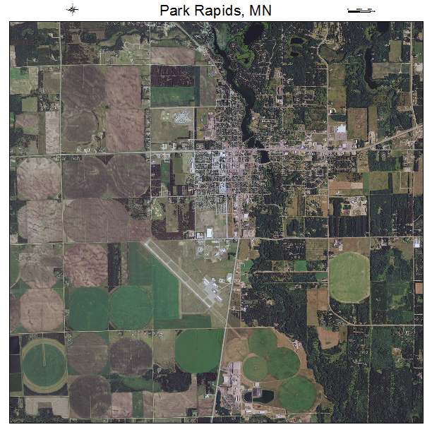 Park Rapids, MN air photo map